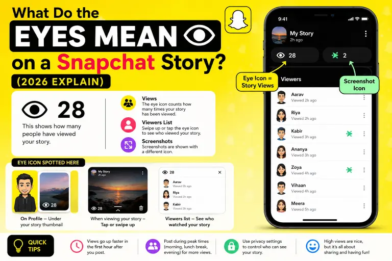 What Do the Eyes Mean on a Snapchat Story