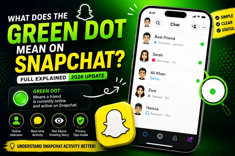 What Does the Green Dot Mean on Snapchat